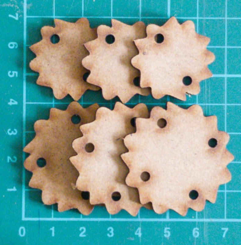 Bat Bases- 40mm and 30mm circular command bases (6)