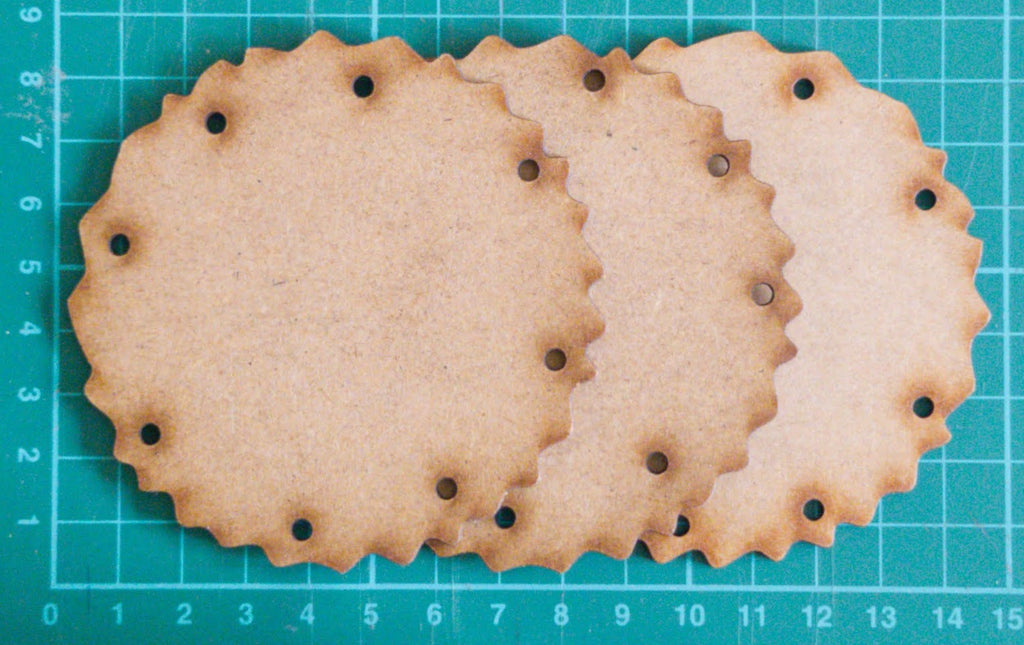 Bat Bases- 85mm circular command bases (3)