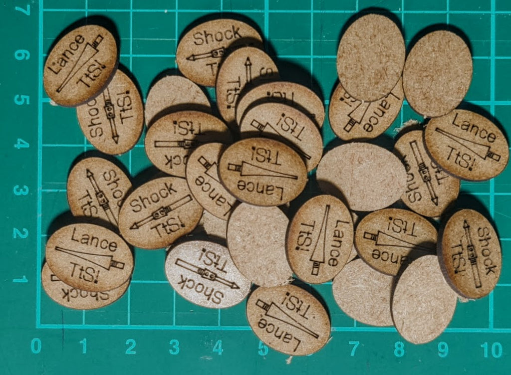 Chits - shock and lance markers