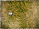 Iberian plains design battle mat, 8' x 4', 15cm white grid