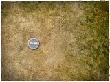 Iberian plains design battle mat, 6' x 4', 20cm white grid