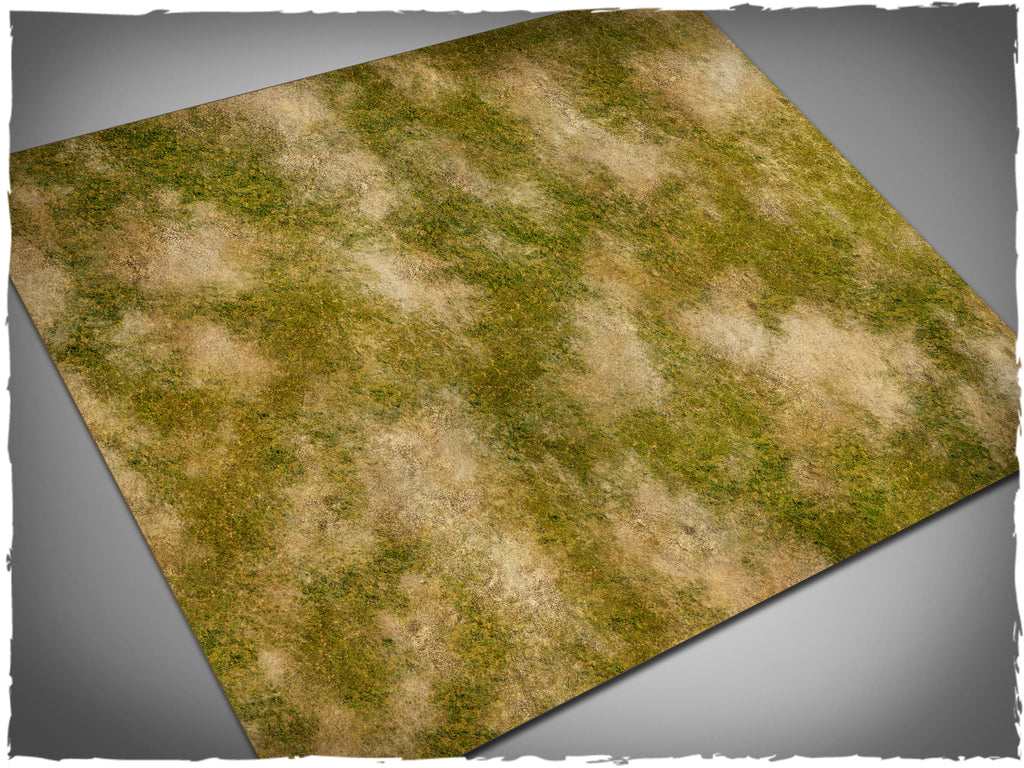 Iberian plains design battle mat, 6' x 4', 20cm white grid