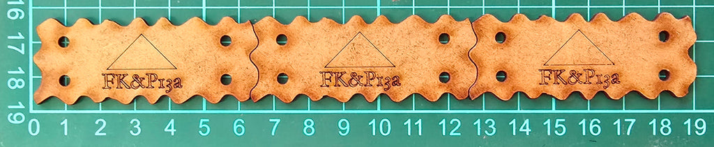 Bat bases- Infantry battalia part bases for 20cm grid (FK&P13a x 3)