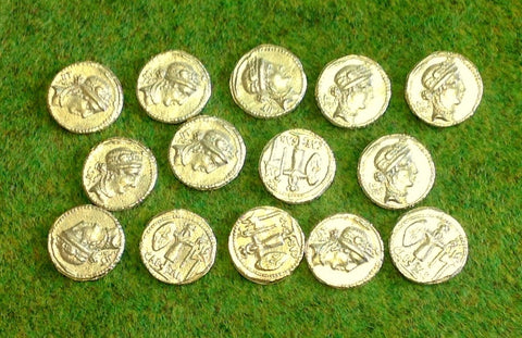 Victory Medals - replica gold aurei of Julius Caesar