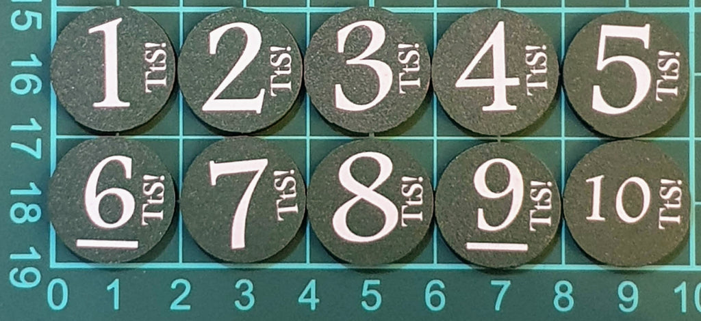 Chits of War - MDF, Green