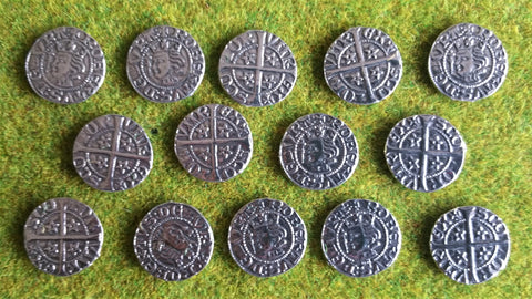 Victory Medals - replica Robert the Bruce silver penny