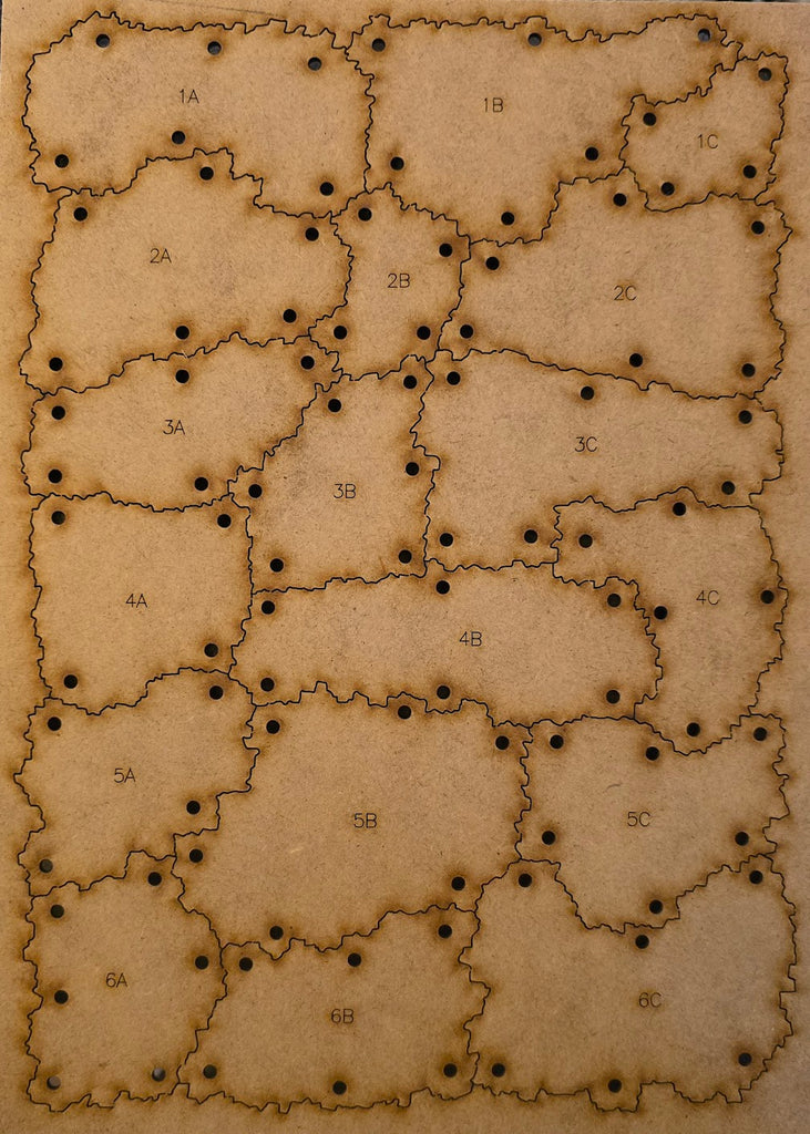 Bat Bases- Jigsaw bases