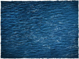 Sea design battle mat, 6' x 4', no grid