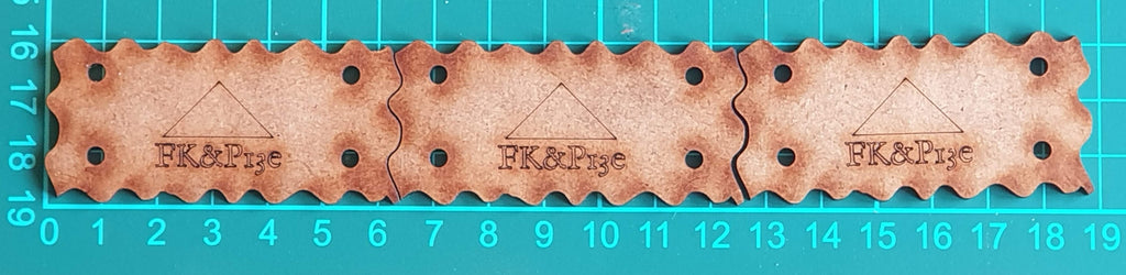 FK&P infantry battalia part bases for 20cm grid (FK&P13e x 3)