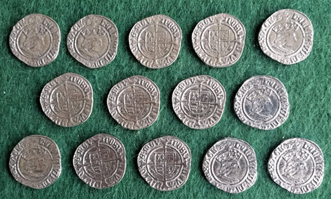 Victory Medals - replica Henry VII silver pennies