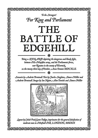 TtS! For King and Parliament - Battle of Edgehill scenario