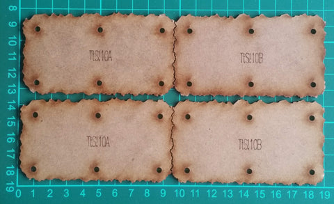 Bat Bases- 10cm grid, deep unit size (TtS!10 Ax2,Bx2)